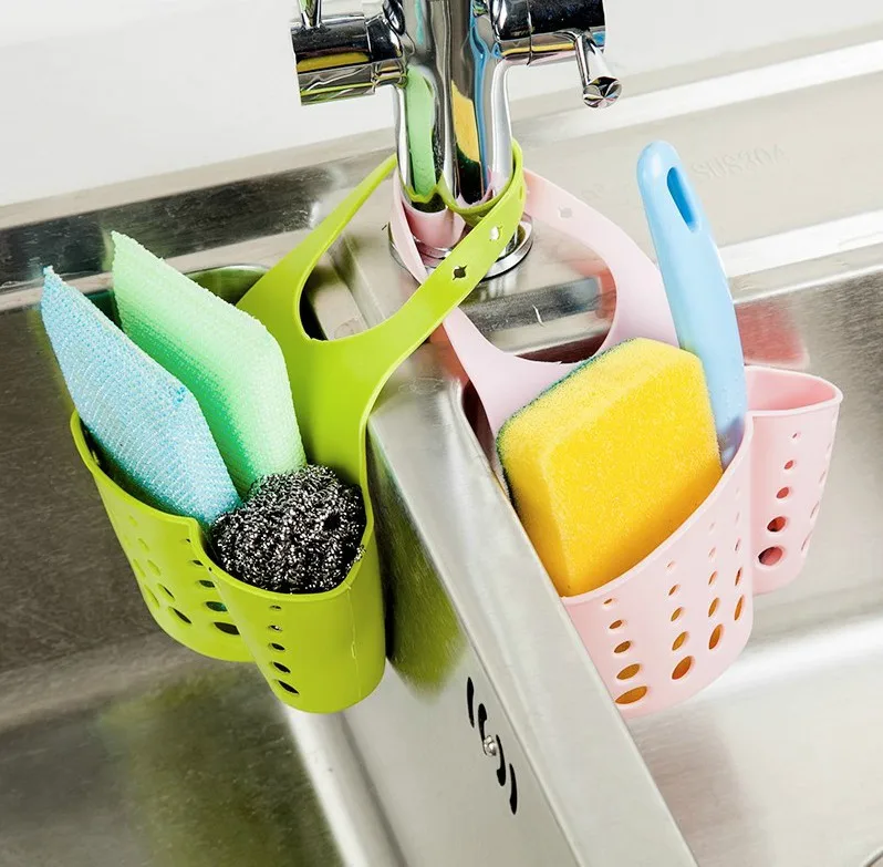Kitchen-Sink-Shelving-Bag-Dish-Cloths-Rack-Suction-Sponge-Hanging-Drain-Holder-Faucet-Multipurpose-Storage-Rack