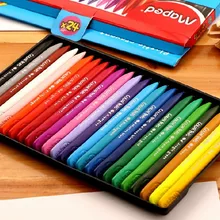 Нетоксичный восковой карандаш 12~ 36 цветов съедобные Детские принадлежности для рисования стираемый карандаш товары для рукоделия школы kingdergartern поставка AKP008