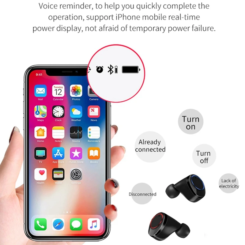 X11 Tws беспроводные наушники Bluetooth 5 0 дисплей питания контроль контактов