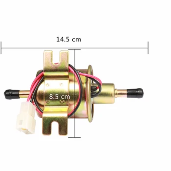 

Carburetor Fuel Pump 12V Electric Low Pressure Bolt Fixing Wire Diesel Petrol HEP-02A For Car Fuel Supply System Motorcycle