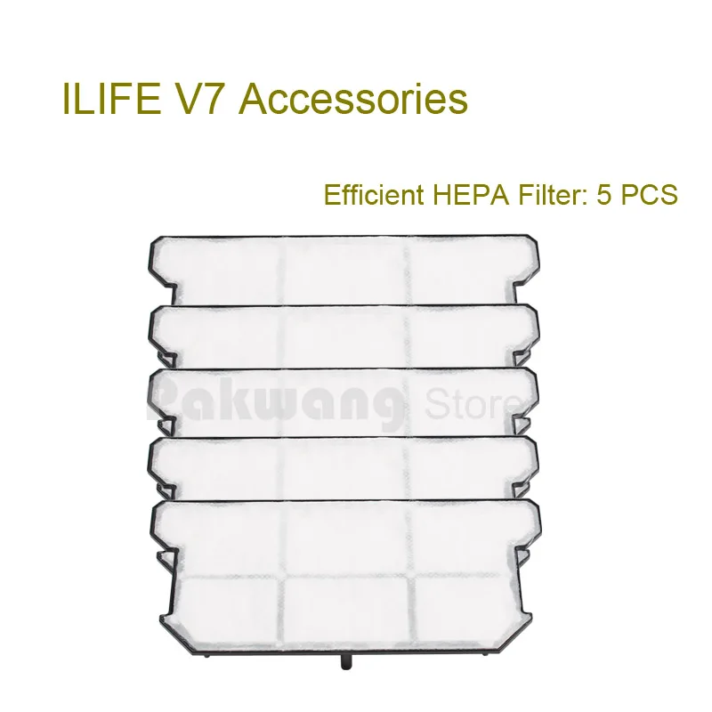 Original ILIFE V7 Robot Vacuum Cleaner Efficient HEPA Filter 5 pcs