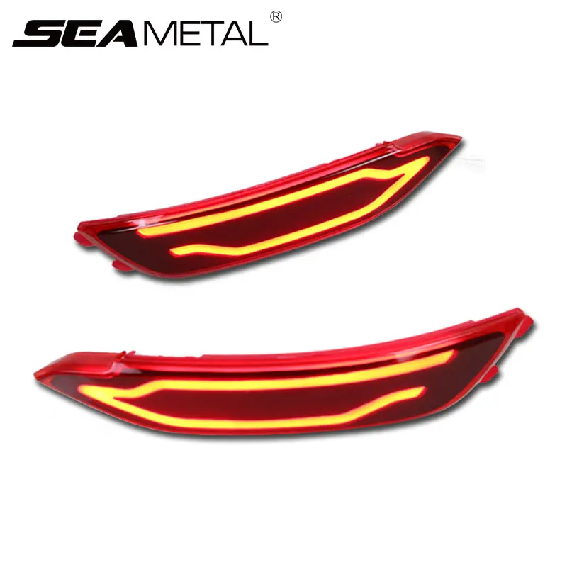 

For Hyundai Tucson 2016 2017 Car Rear Fog Lamps Bumper Reflector Tail Brake Stop Light Decoration Auto Accessories Styling