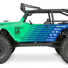 Гонки по оси SCX10 Jeep Wrangler G6 Falken 4WD RTR модель внедорожника AXIAX90036 Быстрая