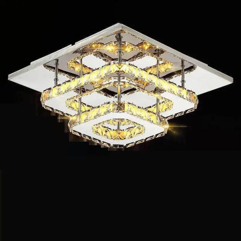 

Modern Crystal LED Ceiling lights Fixture For Indoor Lamp lamparas de techo Surface Mounting Ceiling Lamp For Bedroom