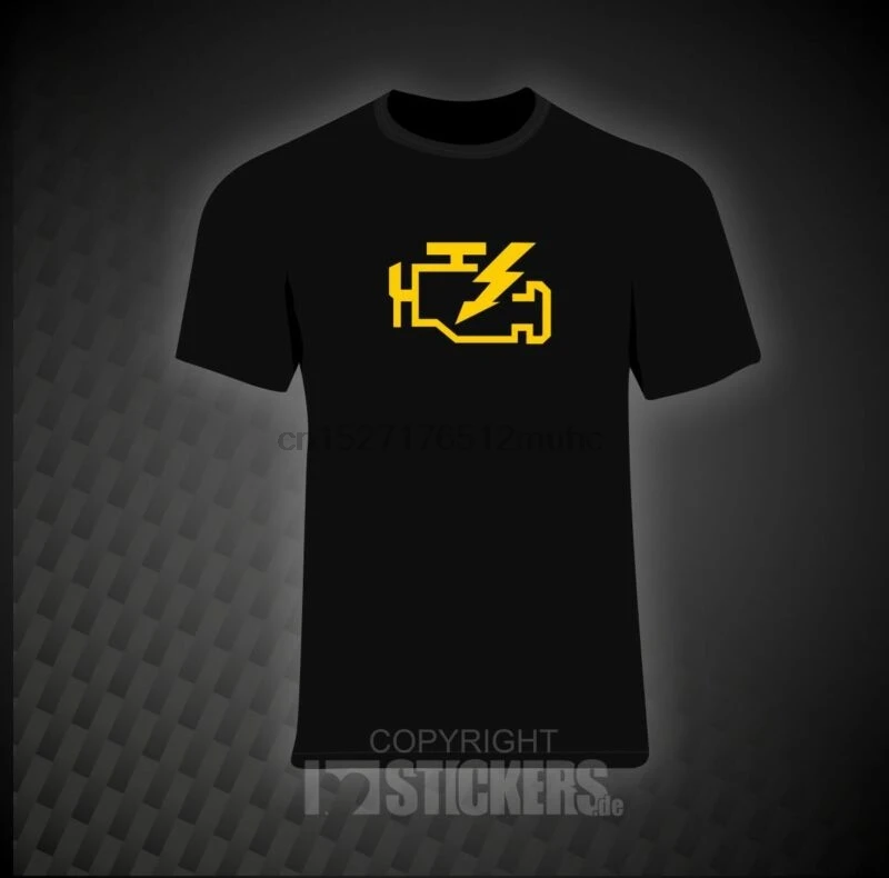 

CHECK ENGINE Shirt Tuning T-shirt Motor Fun Spa Werkstatt Team Lustig TS022