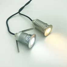 1 Вт 3 Вт IP67 CREE светодиодный COB светильник DC 12 В 24 В мини лампа Точечный светильник для туннельного парка открытый лестница вечерние светильник для танцев