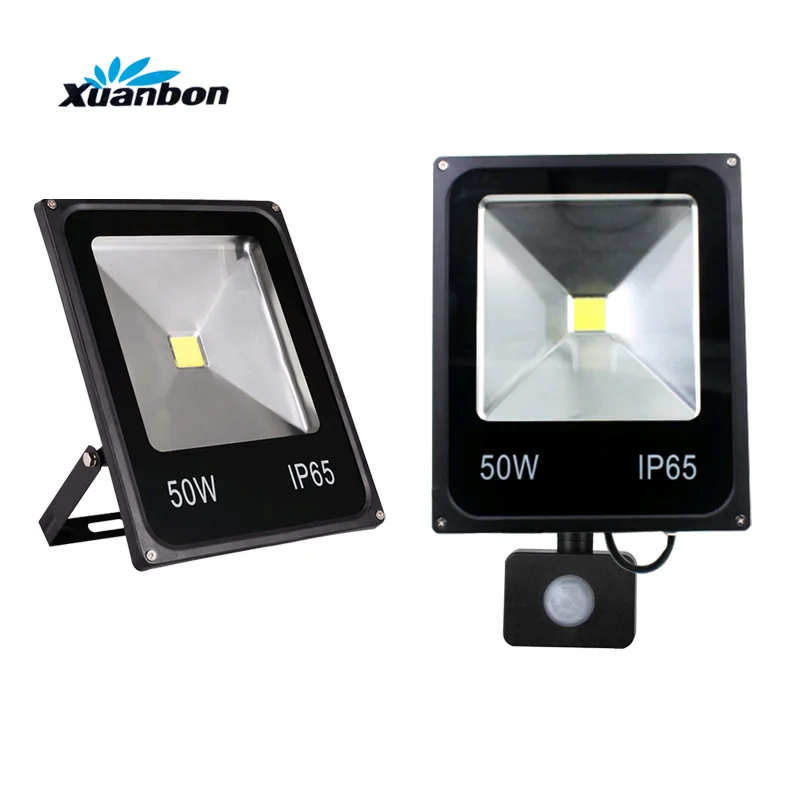 

LED Waterproof floodlights 10W 20W 30W 50W search light outdoor lamp PIR Motion sensor Induction LED flood light AC220V 110V