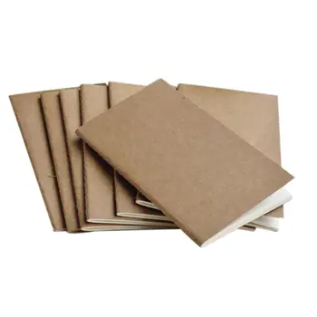 

6 Sizes Cowhide Paper Notebook Vintage Soft Daily Copybook Journal Blank Notepad Book Hot Selling