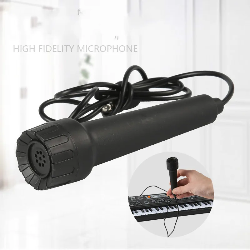  61 Keys Electronic Piano Keyboard with Microphone Toys Kids Early LearningToy Musical Instrument Ed