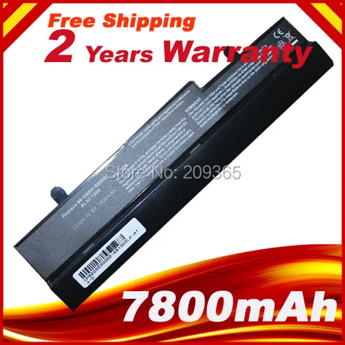 7800mAh Battery for Asus Eee PC EEEPC 1005 1005H 1005HA 1001 1001HA 1001P 1001PX 1101HA Free Shipping 7800mAh Battery for Asus Eee PC EEEPC 1005 1005H 1005HA 1001 1001HA 1001P 1001PX 1101HA Free Shipping