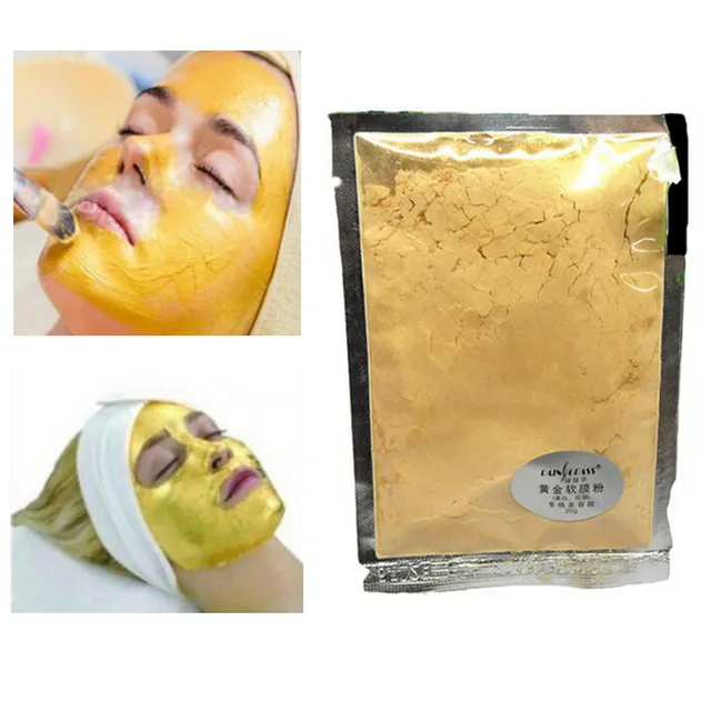 24K GOLD Active Face Mask Golden Facial Mask Powder Anti Aging Luxury Spa Treatment 20gin