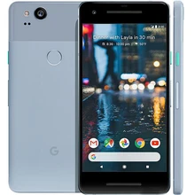 Разблокированный телефон Google Pixel 2, 4G LTE, 5,0 дюймов, Android, четыре ядра, 4 Гб ram, 64 ГБ/128 ГБ rom, одна sim-карта