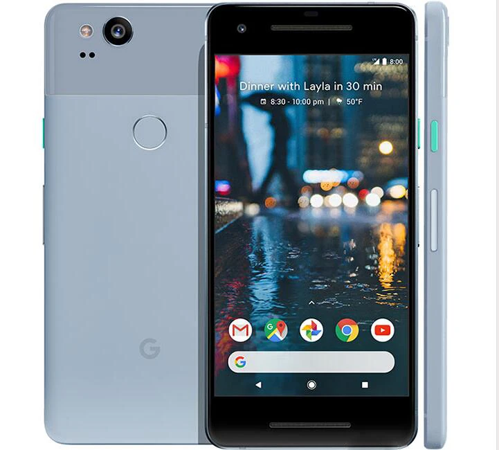 Original Unlocked US version Google Pixel 2 4G LTE 5.0 inch Android cellphone Octa Core 4GB RAM 64GB/128GB ROM Single sim Phone