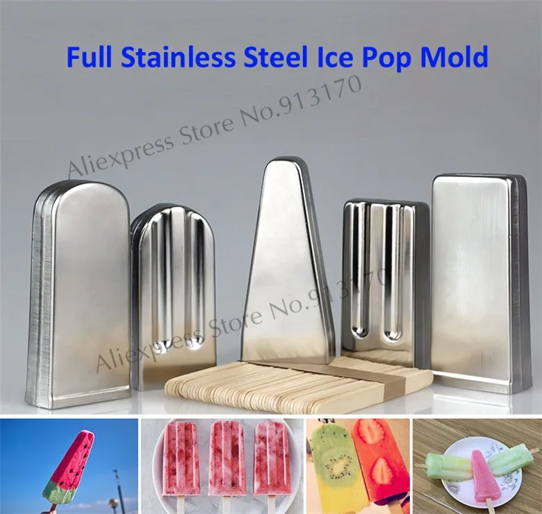 Popsicle Mold 6 видов на выбор Нержавеющая сталь
