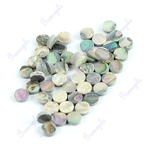 

50 Pieces 6mm Colorful Abalone Inlay Material Dots Guitar Parts