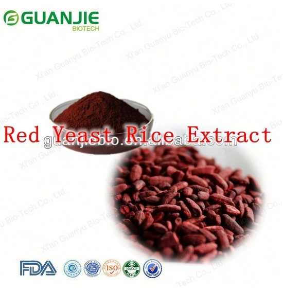 

500gram High Quality Red Yeast Rice Extract Powder with ingredient of Monacolin K 3% free shipping