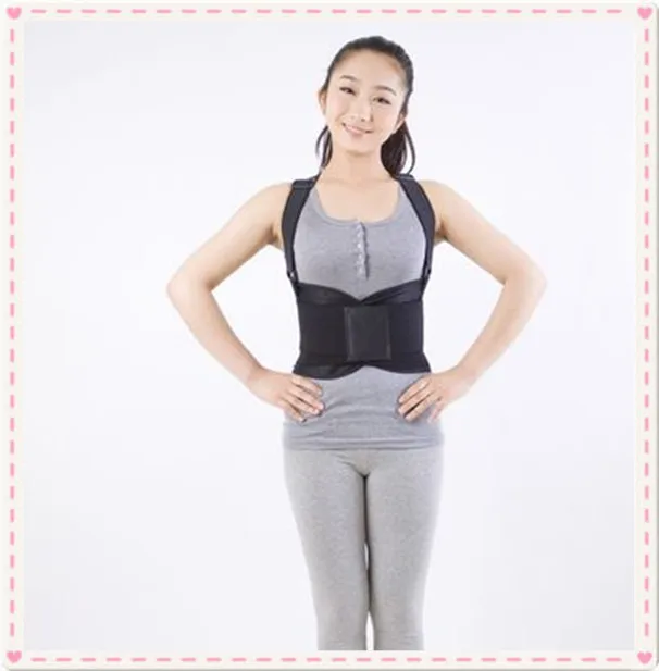 New Adjustable Heavy Weight Lift Lumbar Lower Back Waist Support Belt Brace Work Posture Back