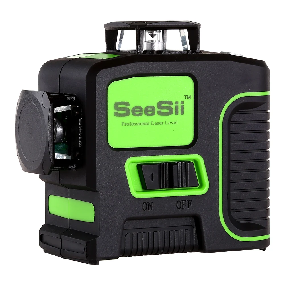 SeeSii 12 линий 3D зеленый лазерный уровень самонивелирующийся горизонтальный и вертикальный 360 градусов 8 линий 2D перекрестная линия kruislaser nivel verde