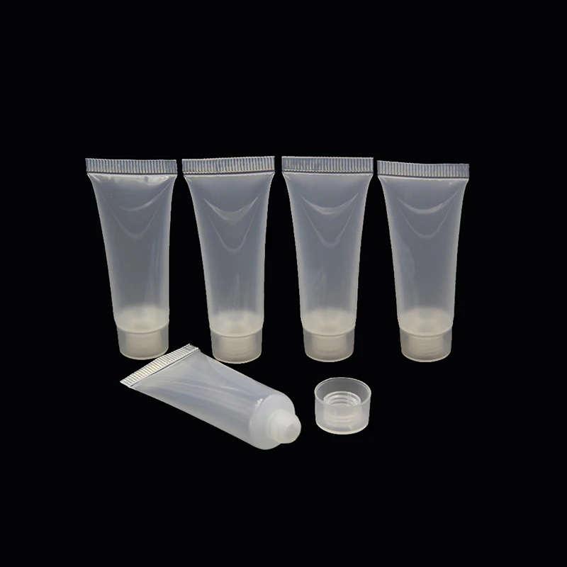 100pcs Container Soft Packaging Plastic Travel Bottle Empty Sample Tube