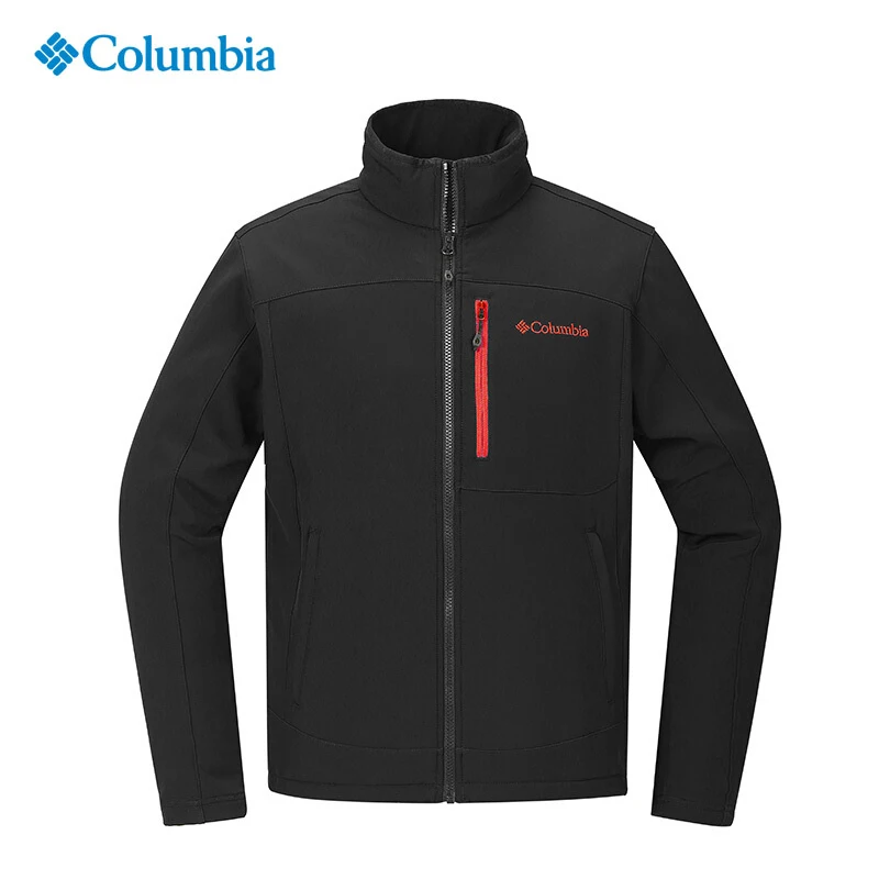 

2018 Autumn and Winter New Columbia Men's Waterproof and Windproof Velvet Warm Soft Shell PM4507 Thermal Softshell Polyester