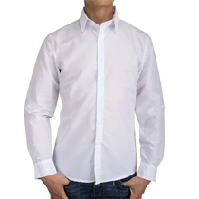 FLORATA длинный рукав тонкая мужская рубашка новое поступление модная дизайнерская Высококачественная однотонная мужская одежда подходит для бизнес белые рубашки