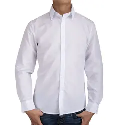 FLORATA с длинными рукавами Для мужчин платье рубашка Новое поступление модные дизайнерские Высокое качество Твердые мужской Костюмы Fit