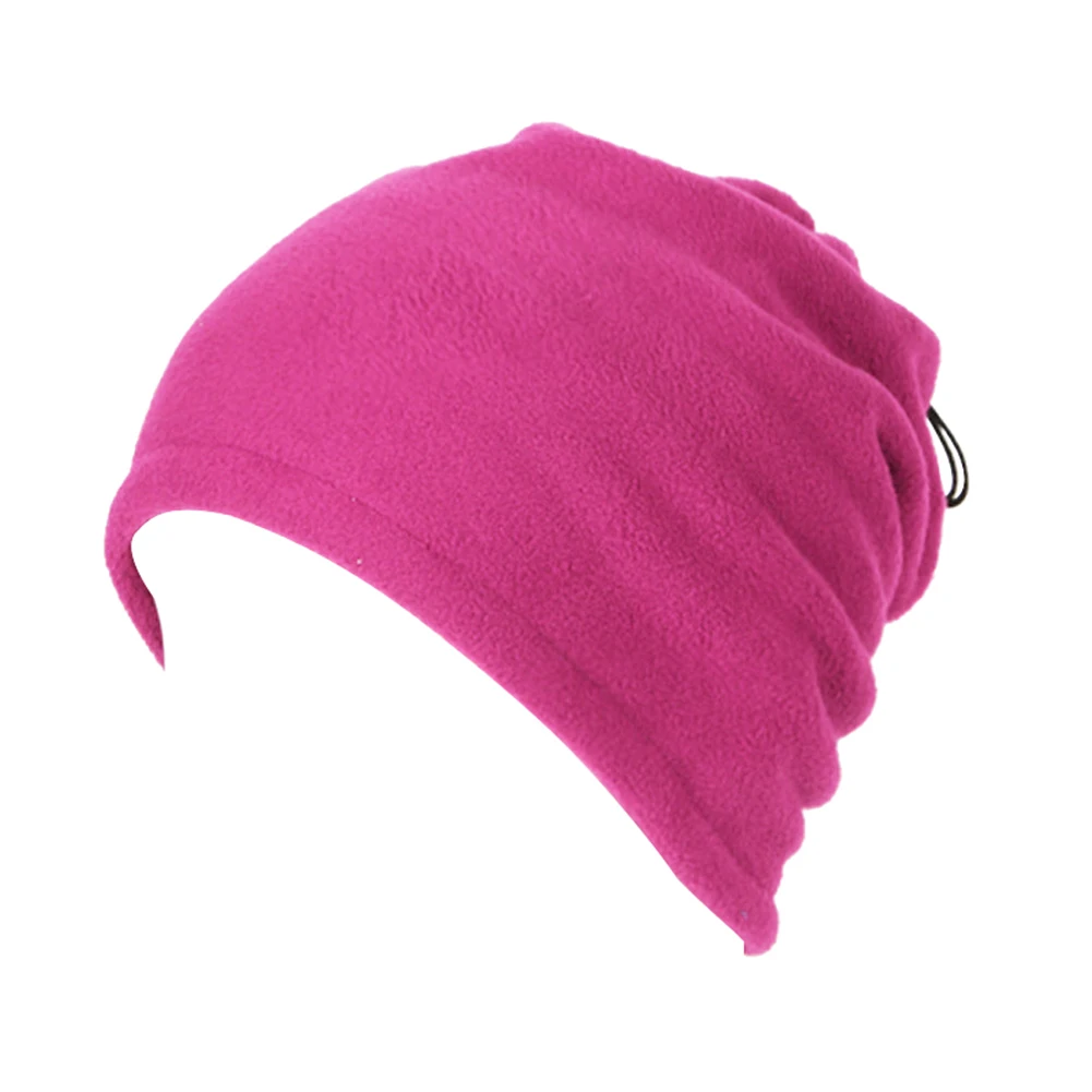 Rose Red Крутой сплошной цвет Открытый Велоспорт теплая маска для лица шеи Gaiter Балаклава шарф шляпа - Цвет: Rose Red