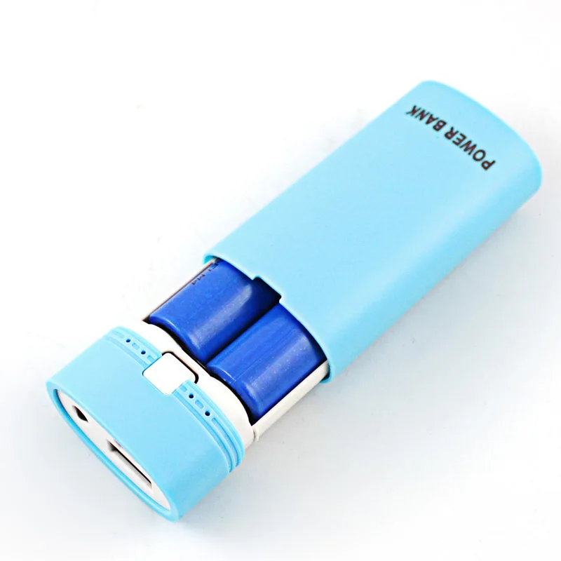 Real 5600mAh External Battery Pack Power Bank Portable Powerbank Mobile Phone Charger (18650 battery + usb cable)