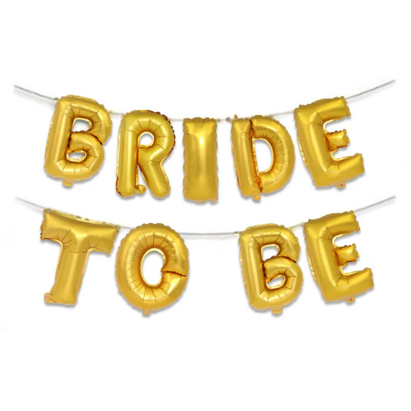 Свадебные шары из фольги с золотыми и серебряными буквами, кольцо с бриллиантами, воздушные шары для девичника, вечерние украшения для свадьбы - Цвет: B01