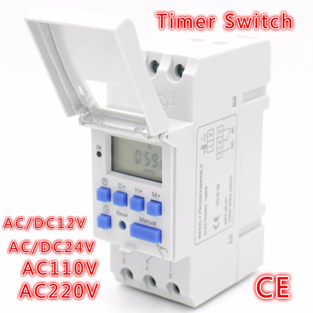Details about   AC 220V Digital LCD Power Programmable Timer Time Switch Relay 16A Amps