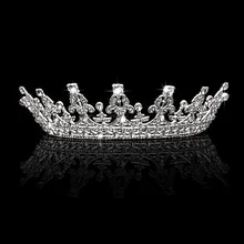 1pcs Vintage Headband Crown Tiara Pageant Prom Hair Jewelry For Wedding Bridal
