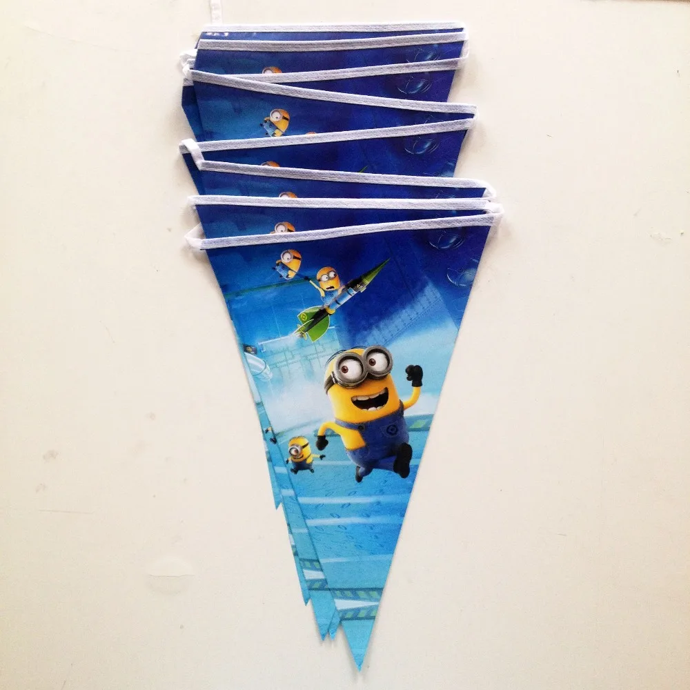 2-5m-set-Minions-Banner-And-Flag-Cartoon-Theme-Party-For-Kids-Happy-Birthday-Decoration-Theme (2)