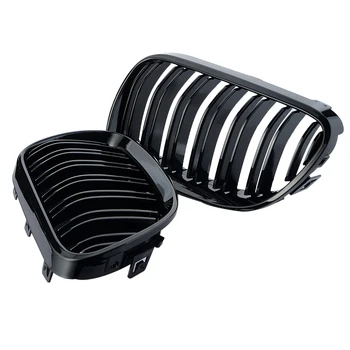 

1 Pair Double Line Front Kidney Grille Grill For BMW E92 LCI E93 318i 320i 328i 335i Coupe 2-DOOR 2010-2014 C/5
