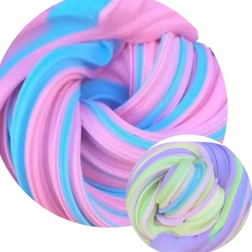 

CHAMSGEND toy Plasticine Kids Fluffy Floam Slime Putty Clay Education Toy 60ml Scented Stress Relief plasticine toys AP6