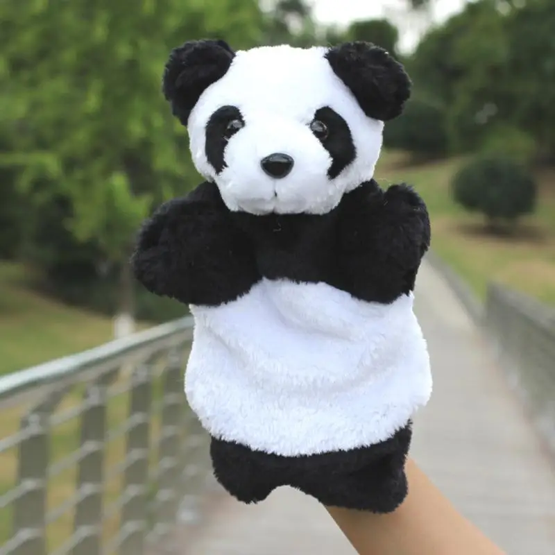 Kids Role Play Panda Hand Puppet Toy Kids Interactive Story Telling ...