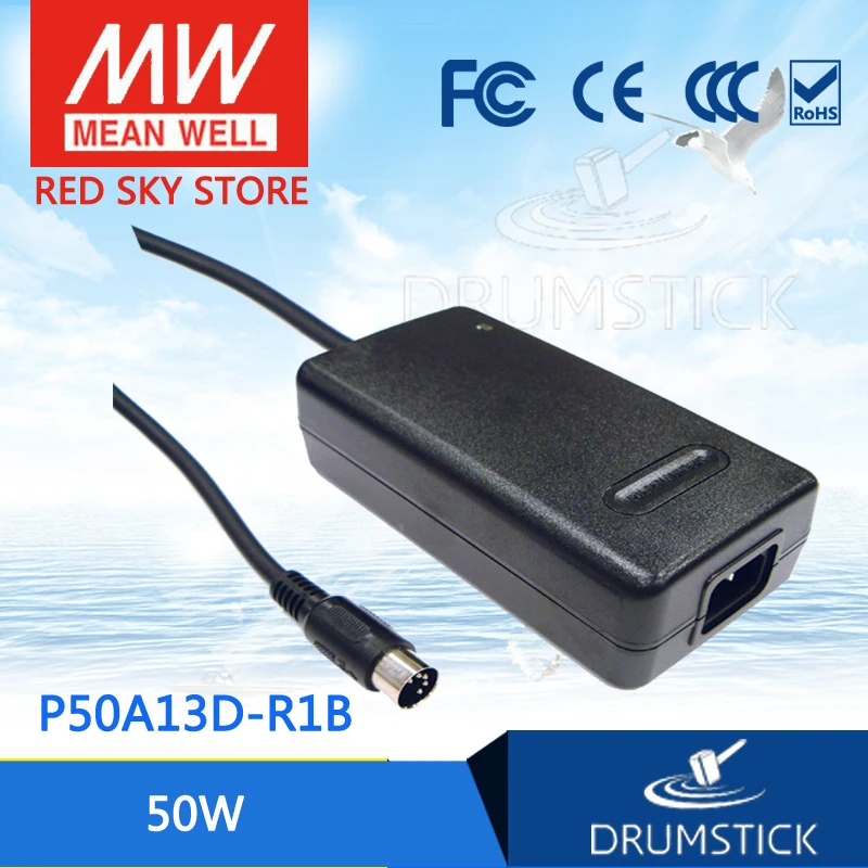 

MEAN WELL P50A13D-R1B meanwell P50A 50W AC-DC Triple Output Desktop Adaptor