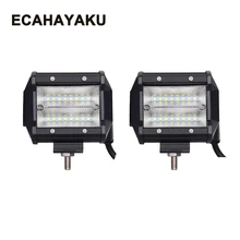 Cheap ECAHAYKU 4 inch 48W led Work Light 2 Rows 16 LEDs Light Bar Flood Beam Off-road 4WD 4x4 for Pickup Camper truck Trailer 12V 24V Cheap ECAHAYKU 4 inch 48W led Work Light 2 Rows 16 LEDs Light Bar Flood Beam Off-road 4WD 4x4 for Pickup Camper truck Trailer 12V 24V