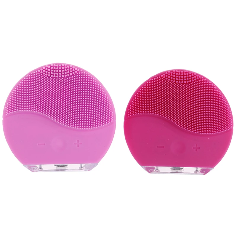 

Electric Silicone Facial Cleansing Brush Sonic Vibration Massage USB Rechargeable Smart Ultrasonic Deep Cleaning Beauty Tool