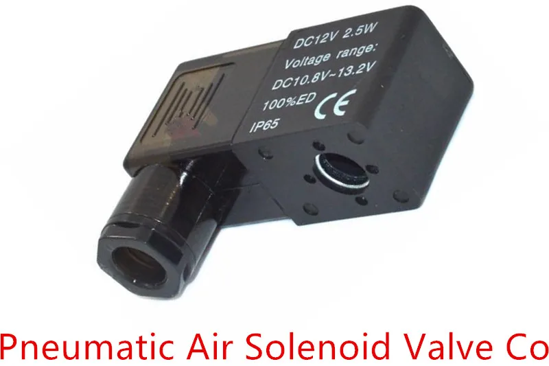 

1PCS Dia Pneumatic Control Air Solenoid Valve Coill Black DC12V DC24V AC36V AC110V AC220V AC380V