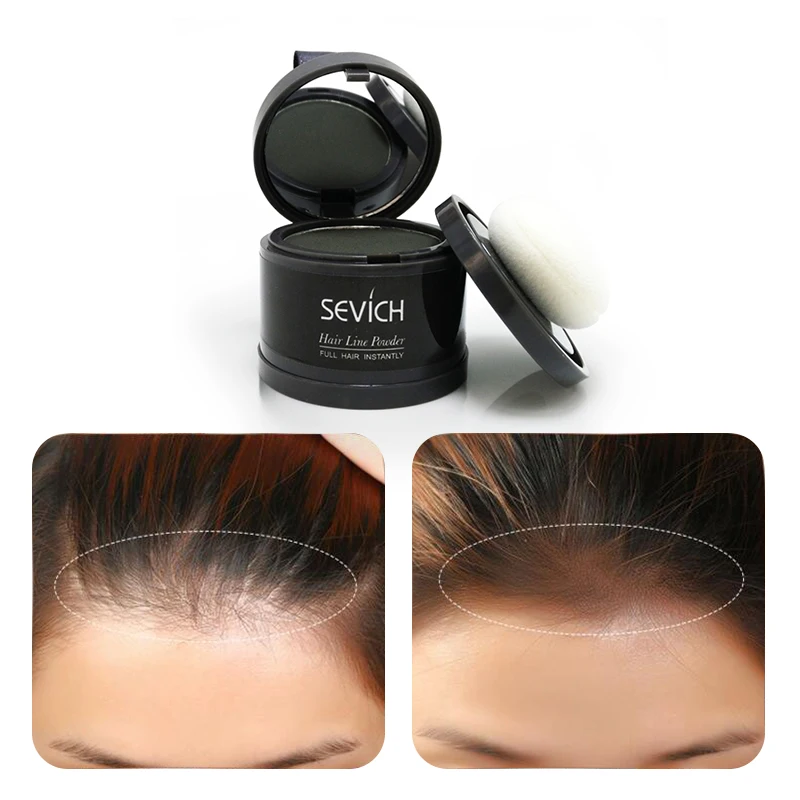 

Sevich 7 color Hair Fluffy Powder Hairline Shadow Powder Natural Instant Cover Up Makeup Hair Concealer Coverage WaterProof