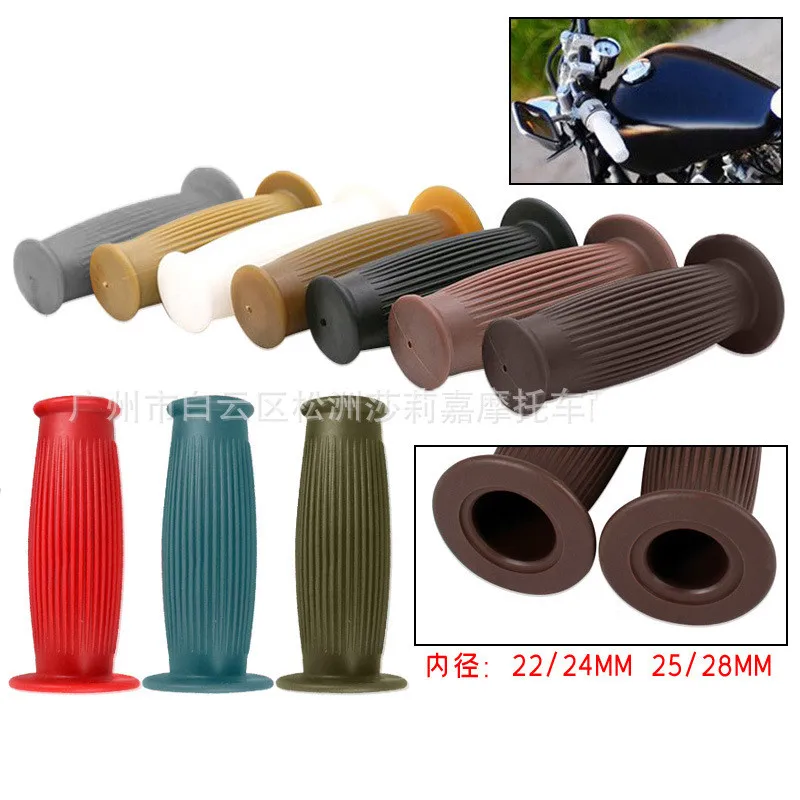 

colorful 22MM handlebar unviersal accessories professional motorbike grip for harley cafe racer vintage motorcycle handlebar