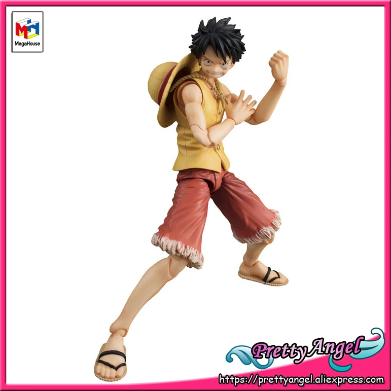 

PrettyAngel - Genuine MegaHouse Variable Action Heroes ONE PIECE Monkey D. Luffy PAST BLUE (Ver.Yellow) Action Figure