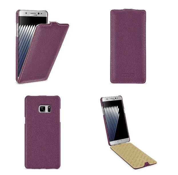 cima para baixo flip telefone capa para galaxy note7