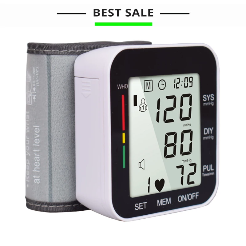 

tonometer on the wrist blood pressure meter Monitor Digital Tonometer & Pulse Meter Health Care Sphygmomanometer diagnostic-tool