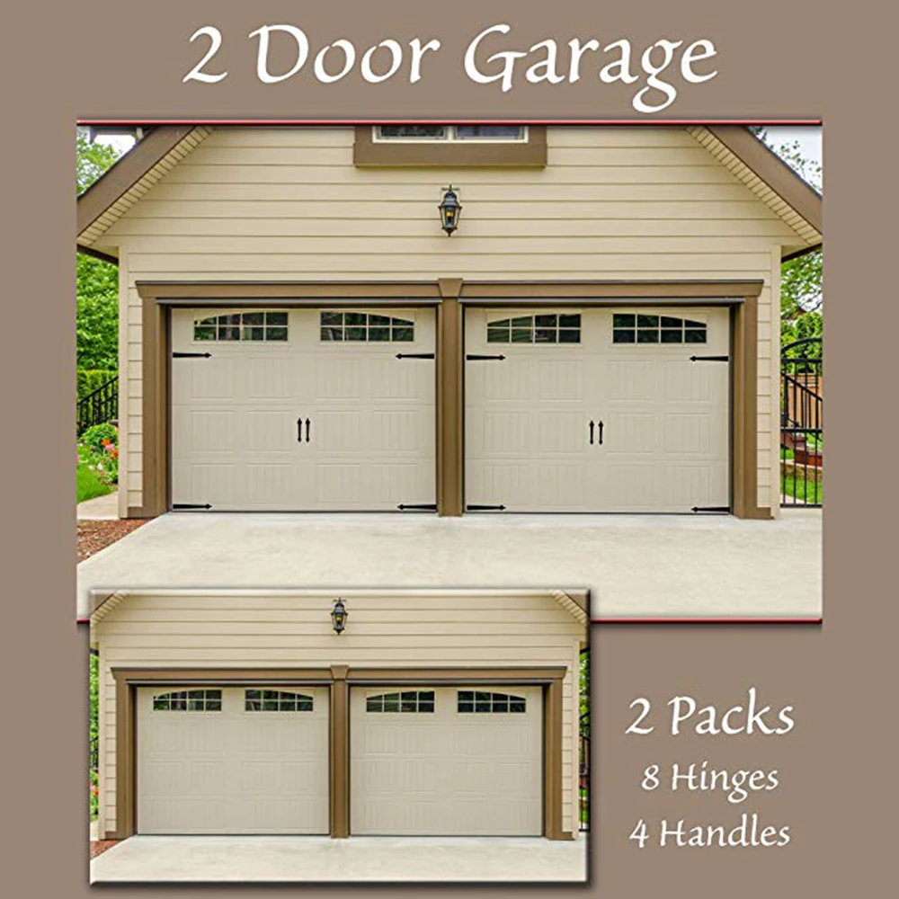 

Decorative Hardware Garage Door Hinges Handles Garage Door Handle Hardware Kit Color Black