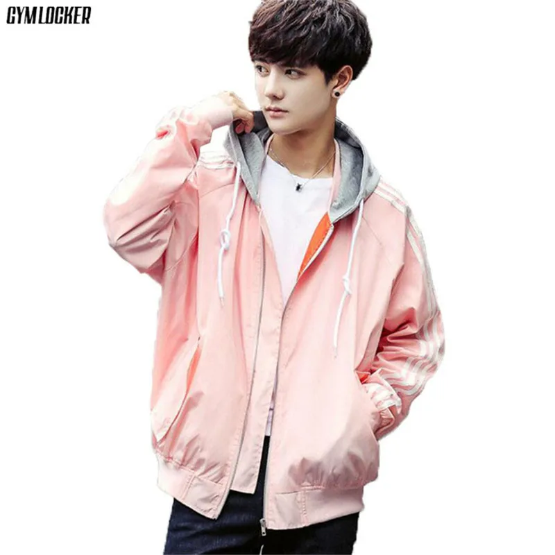 

GYMLOCKER Autumn new compression quick-drying thin section Windproof hoodie men's sweatshirt Fashion casual men Hoodie clothing