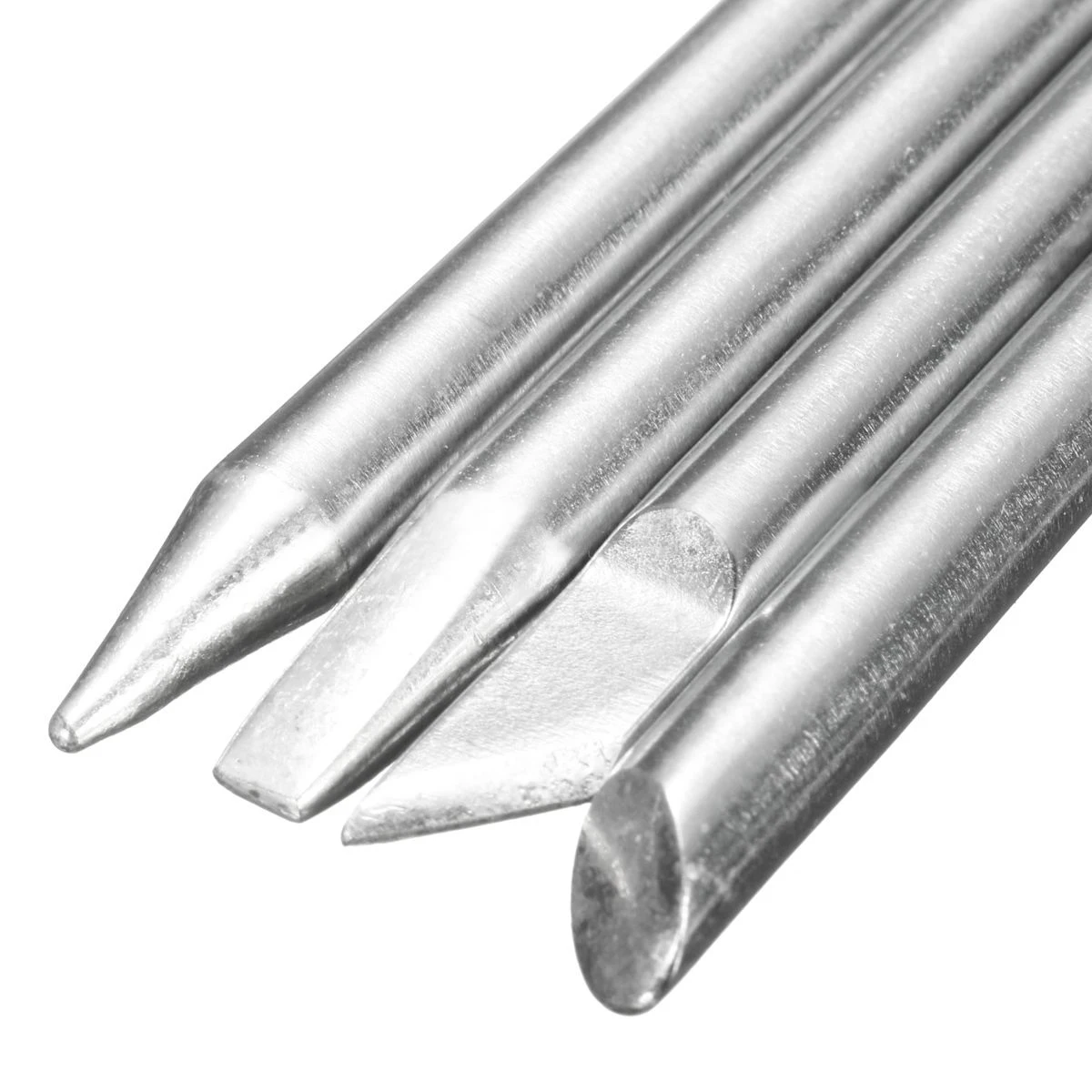 4pcs 60W New Soldering Iron Tip Head Replaceable 5.5mm Shank For Solder Irons