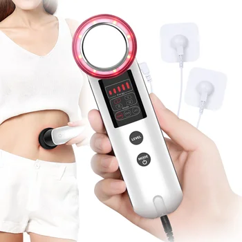 

3 In 1 Ultrasonic LED EMS Body Slimming Facial Lifting Vibration Massager Anti Cellulite Machine 100~240v Free Shipping