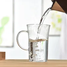 350 мл Термостойкие стекло чашки, воды, кофе, офис столовая посуда, pu'er/Dahongpao/Молоко Улун/белый чай