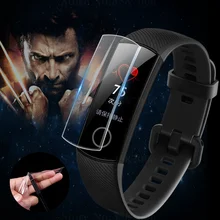 100 шт. 3D пленка из мягкого ТПУ Экран протектор для huawei Honor Talk Band 4 3 A2 B5 B2 B3 Band 2 pro B29 B19 Смарт прозрачная HD защитная пленка